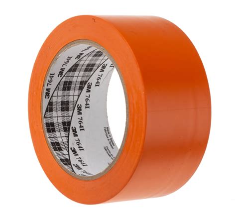 764 3M | 3M 764 Orange PVC 33m Lane Marking Tape, 0.13mm Thickness ...