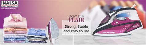 Buy Inalsa Flair 2200 W Steam Iron, Vertical Steaming, Anti-Calcium ...