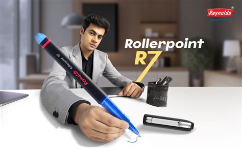 Reynolds R7 RollerBall Pen SET - 1 PEN BLUE | Roller PEN WITH ...