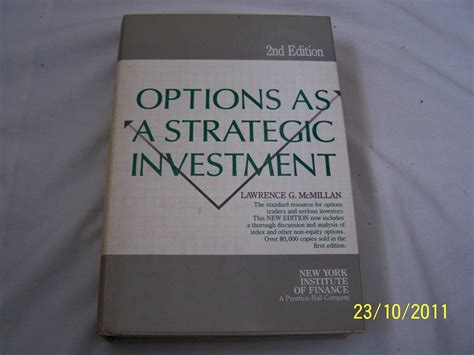 Options as a Strategic Investment : G. Lawrence McMillan, Thomas ...