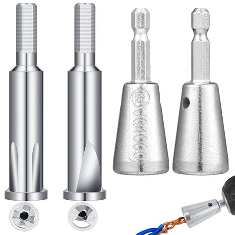 4 Pcs Wire Twister Tool for Drill, 6mm Hex Shank Wire Twisting Tool and ...