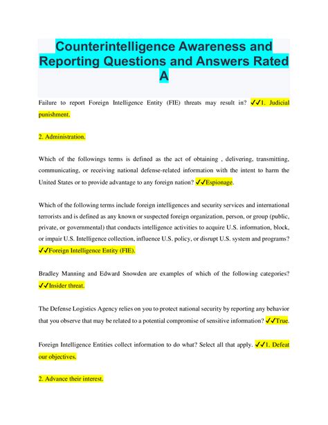 Image result for Counterintelligence Report Examples