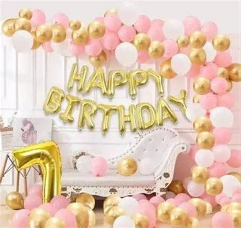 Flipkart.com | Devansh enterprises Solid Happy Birthday Golden foil ...