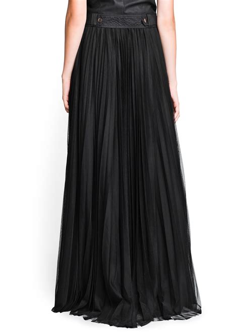 Womens Long Black Skirt