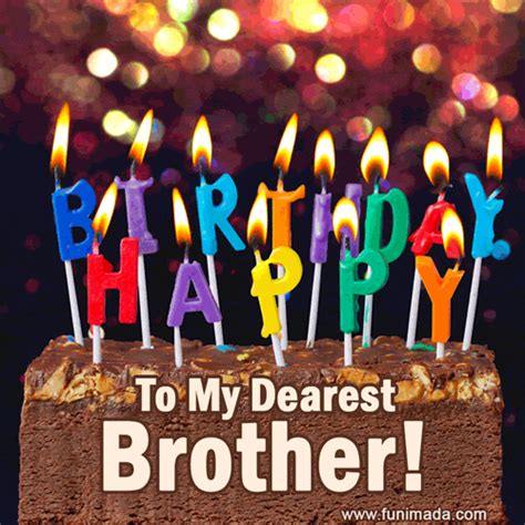 Happy Birthday Brother GIFs - Download on Funimada.com