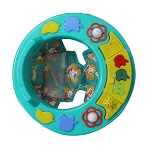 Buy SALEGROW Baby Activity Musical Walker Aqua Color Apple Design for ...
