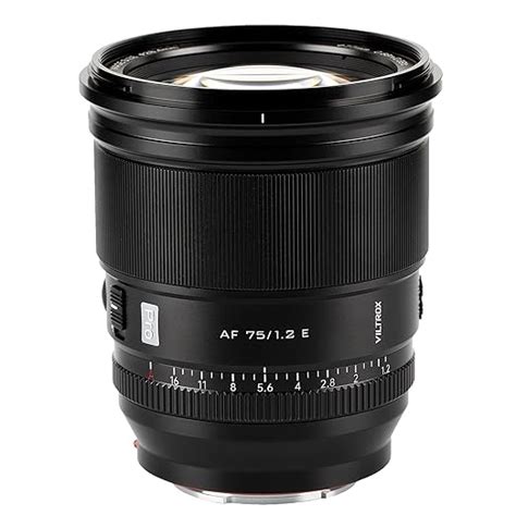 Viltrox 75mm F1.2 PRO APS-C Auto Focus Camera Lens for Sony A7M/R/S ...