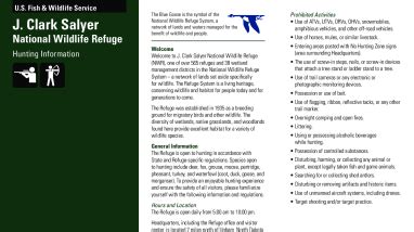 J. Clark Salyer NWR Hunting Brochure 2021 | FWS.gov