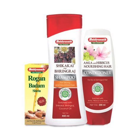 Baidyanath Shikakai And Bhringraj Nourishing Shampoo 450 ml + Baidyana ...