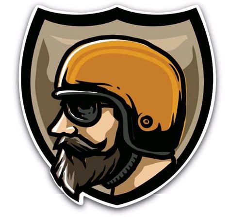 Sticker (Helmet Beard Shield)