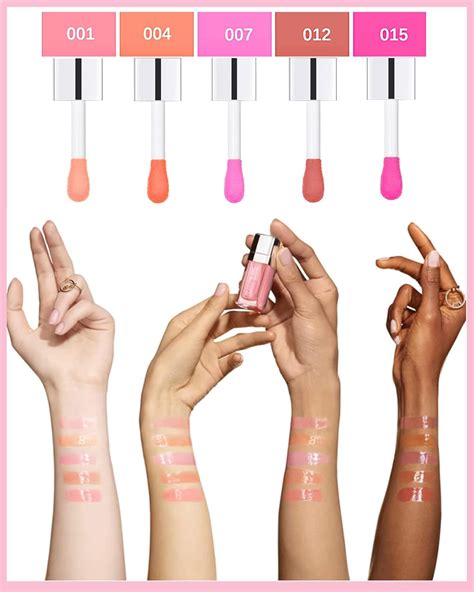 Buy Plumping Lip Glow Oil, Hydrating Tinted Lip Oil Gloss, Transparent ...