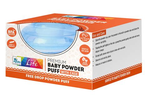Apollo Life Premium Baby Powder Puff with Case, 1 Count Price, Uses ...