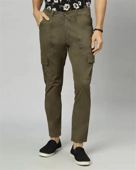 Olive Green Men Cargos – THE LEGACY COMPANY