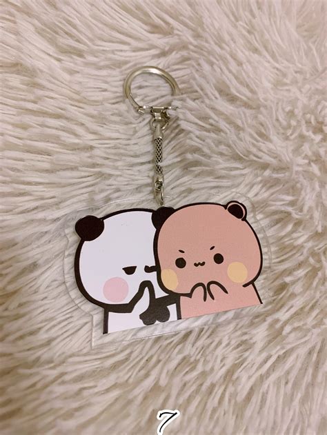 Buy Keychain, Lovely, Dudu Bubu, Couple, Love, Gift, Present, Cute, One ...