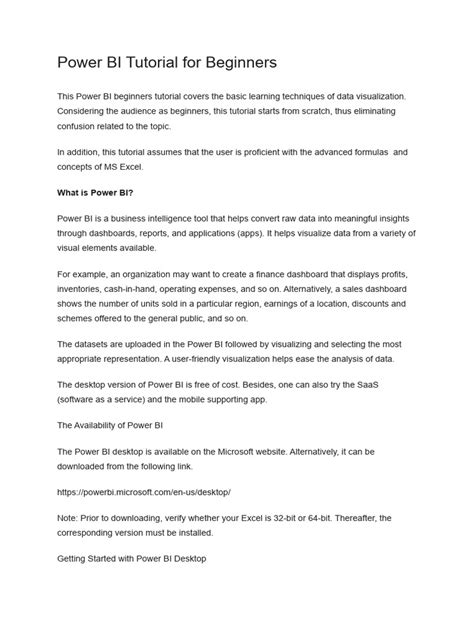 Image result for Power BI Tutorial PDF