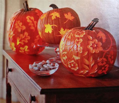 Easy Flower Pumpkin Carving – HOMYSTYLE