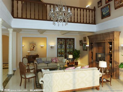 欧式古典别墅客厅装修效果图大全2014图片 – 设计本装修效果图