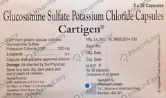 Buy CARTIGEN 500MG BOTTLE OF 30 CAPSULES Online & Get Upto 60% OFF at ...