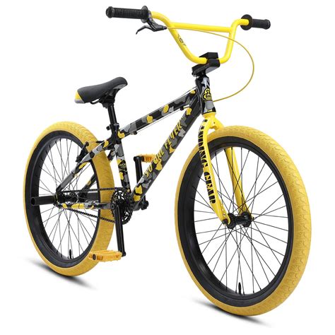 SE So Cal Flyer 24-inch BMX Freestyle Bike-Yellow Camo | J&R Bicycles ...