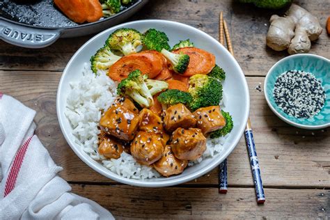 Easy Teriyaki Chicken With Rice And Vegetables - Recipe Video ...