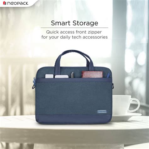 Oxford Sleeves For Upto 14.2" Macbooks (Navy Blue) – Neopack