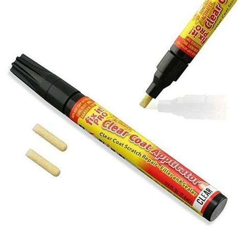 Fix It Pro Clear Coat Scratch Repair Filler & Sealer Painting Pen Clear ...