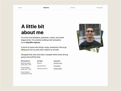 Image result for Bio for Adeveloper Portfolio
