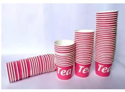 ARIHANT Plastics -Disposal Paper Cup 100 ml (1 Pack 50 pcs) Pack of ...