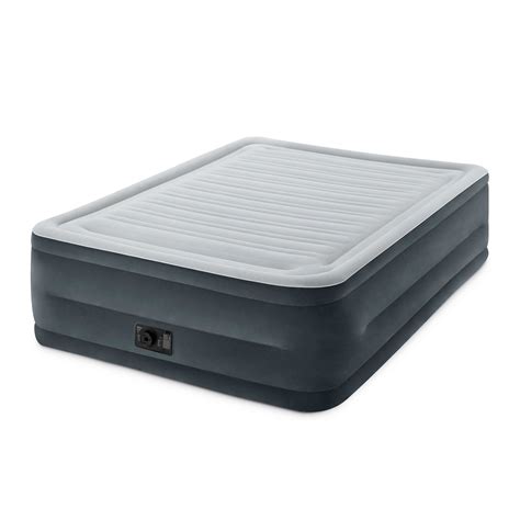 Intex 64417e Comfort Plush Elevated Dura Beam Airbed With Built ...