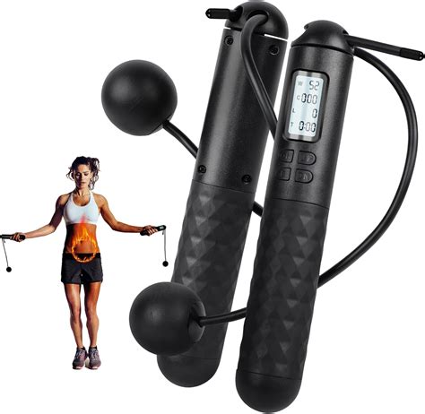 Amazon.com : Skipping Rope with Counter, Cordless Jump Rope, Smart ...