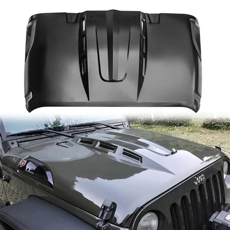 Buy Vented Heat Dispersion Hood Compatible with Jeep Wrangler JL JLU ...