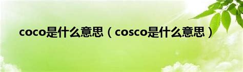 衣服上的标志是COCO请问COCO是什么牌子-百度经验