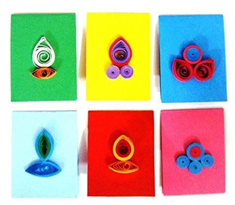 Handmade Quilled Gift Tags - Set of 6 : Amazon.in: Office Products