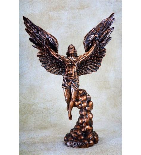 Icarus Statue: Greek Mythology Figurine, Son of Daedalus (14") - Etsy