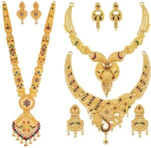 SHARADVILLA Alloy Multicolor Jewellery Set Price in India - Buy ...