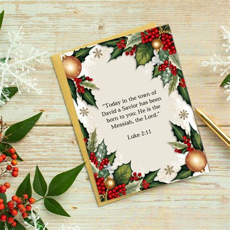36 Printable Christmas Bible Verse Cards, Holiday Scripture Cards ...