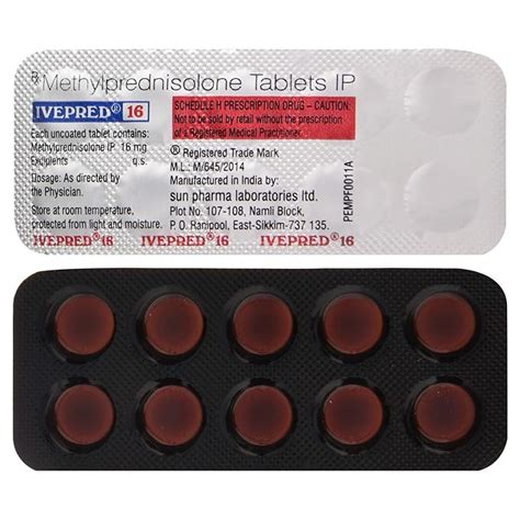 Ivepred 16 - Strip of 10 Tablets : Amazon.in: Health & Personal Care