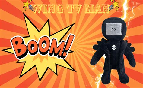 Buy TechMax Solution Scary Toilet Wing TV Man Funny Stuffed Anime Doll ...