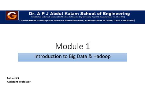 Big Data Module 1: Introduction to Big Data Concepts and Analytics ...