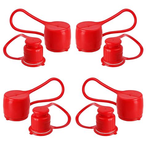 8Pcs skid steer Dust Caps Plugs for 1/2" Flat Face Hydraulic Quick ...