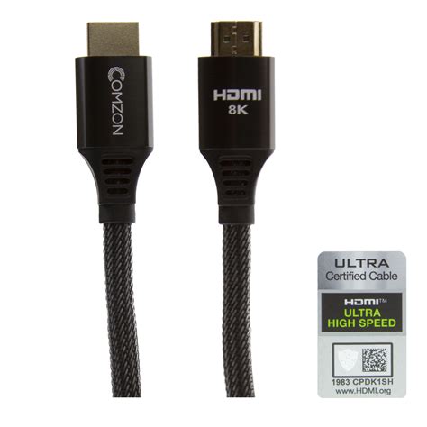Ultra-High-Speed Certified HDMI Cable, 48Gbps, 4K / 8K, 1m - Comzon®