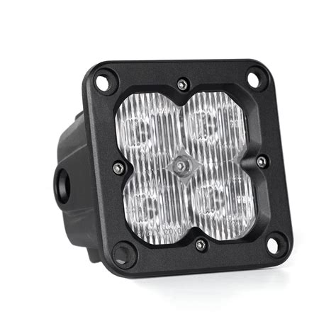 SAE 3" 20W Flush Mount Cube Pod Light Driving Beam with Osram LEDs ...