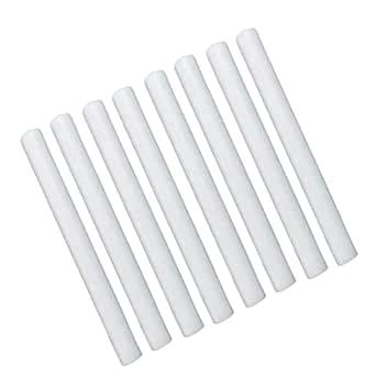 INVENTO 8pcs Plastic Nylon Rod Smooth 12mm Outer Diameter 250mm (0.25 ...