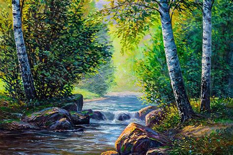 River painting | ArtFactory