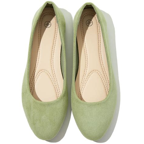 Snapklik.com : Shupua Flats For Women Round Toe Flat Shoes Dressy Black ...