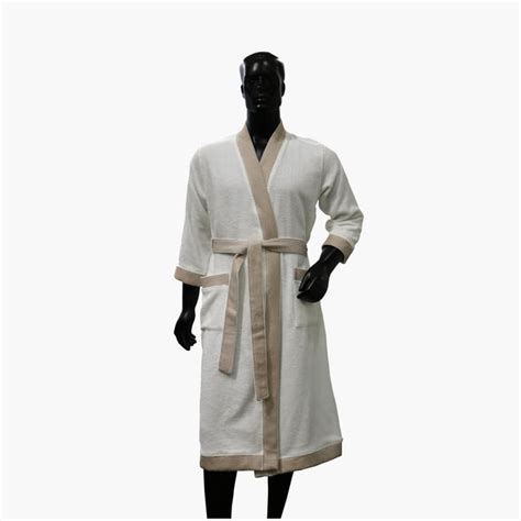 Buy Spaces Large Size Men Cotton Textured Kimono Bathrobes from Spaces ...