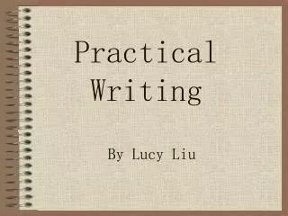Practical Writing Example 的图像结果
