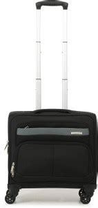 Teakwood Leathers Unisex Navy Black Solid Overnighter Trolley Bag ...