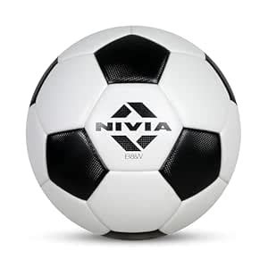 Buy Nivia B&W Football, Thermobond, 32 Panels, Suitable for Soft & Wet ...