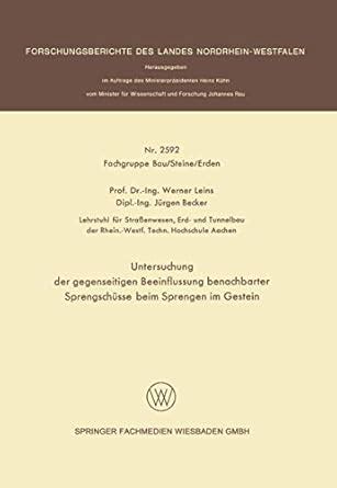 Buy Untersuchung der gegenseitigen Beeinflussung benachbarter ...